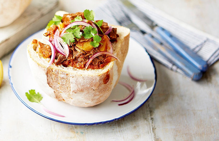 Bunny Chow: traditional south african food