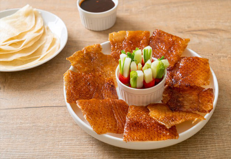 Peking duck: chinese traditional food