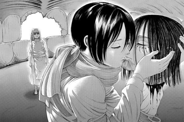 Who does Mikasa end up with?