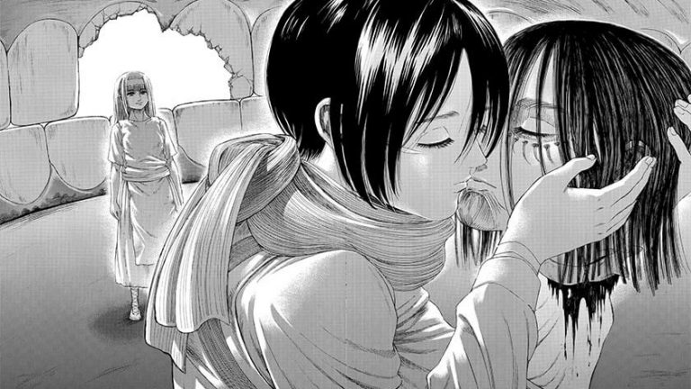 Who does Mikasa end up with
